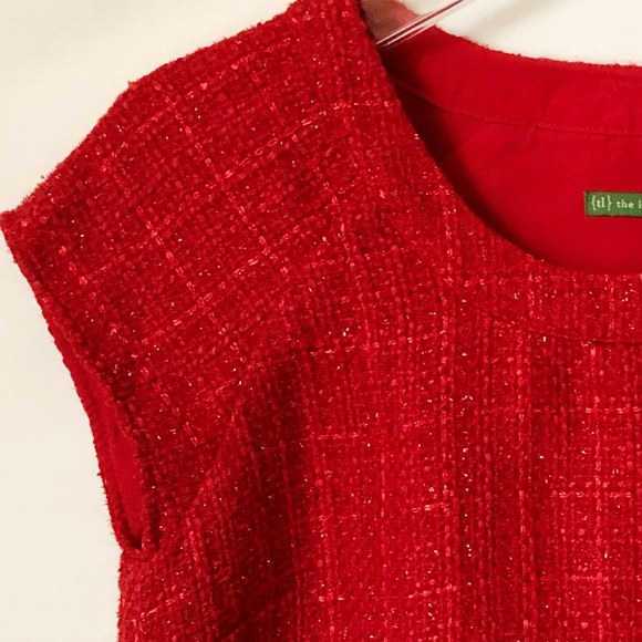 {tl} the letter Red Party Shirt Size Small - Picture 3 of 8